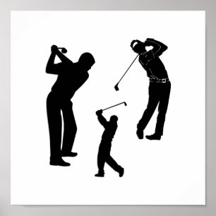 Pro för Golf Poster