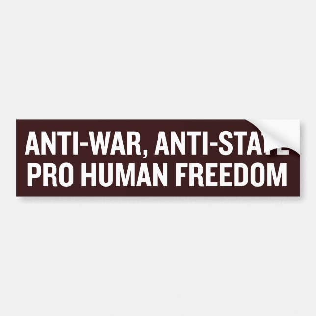 Pro Frihets Klistermärke (Framsidan)