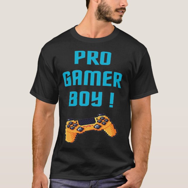 Pro gamer Boy T Shirt (Framsida)