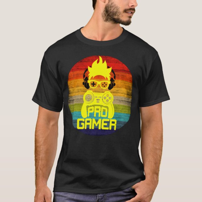 PRO GAMER - GAMING NERD T SHIRT (Framsida)