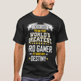 Pro Gamer Idea Världsmästare Pro Gamer T Shirt