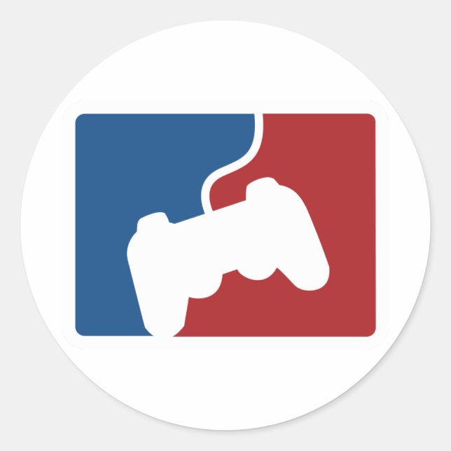 Pro Gamer Runt Klistermärke (Framsida)
