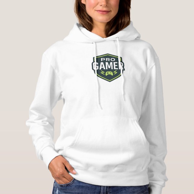 PRO GAMER Shield Badge T Shirt (Framsida)