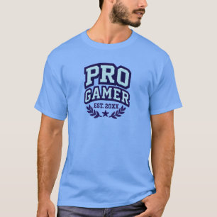PRO GAMER - Varsity Chenille Patch T Shirt