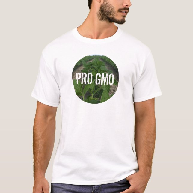 Pro GMO Farming Science Soybeans Agriculture T-shirt (Framsida)