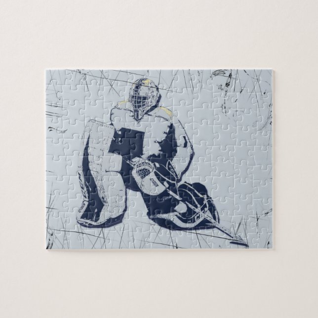 Pro Goalie - Ice Hockey Goalie Pussel (Horisontell)