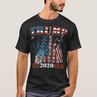 Pro God Pro Gun Pro Life Donald Trump Kampanj 20 T Shirt