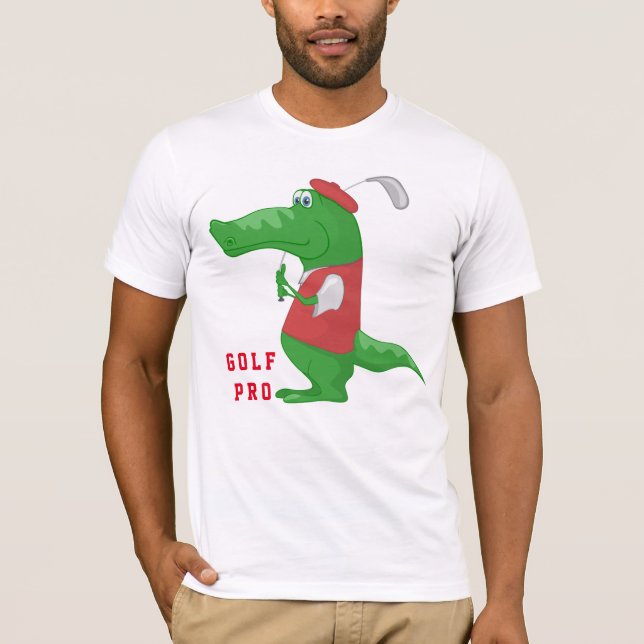 Pro Golf Gator T Shirt (Framsida)