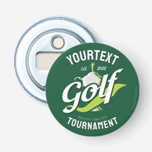 Pro Golfer NAMN Golf Trophy Tournament Golfing Flasköppnare
