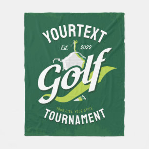 Pro Golfer NAMN Golf Trophy Tournament Golfing Fleecefilt