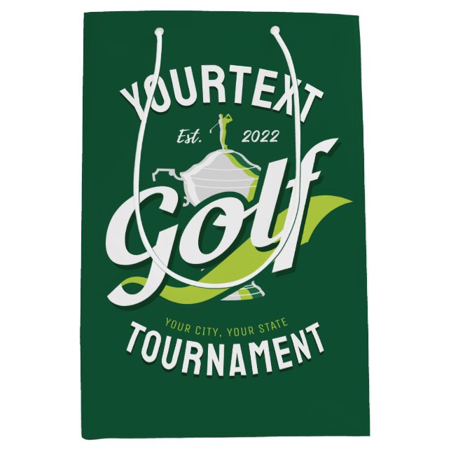 Pro Golfer NAMN Golf Trophy Turnering Golf (Framsidan)