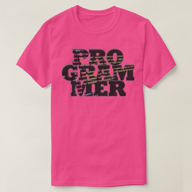 PRO GRAM MER T SHIRT (Design framsida)