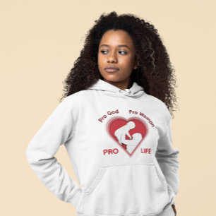 Pro Gud Pro Kvinna Pro Liv – Värdera Livsdesign T Shirt