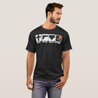 Pro gud…, Vapen…, Liv…, TRUMF på mörkt tyg Tröja