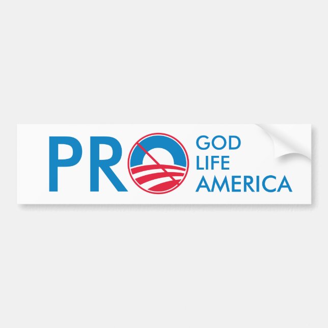 Pro gudliv Amerika Bildekal (Framsidan)