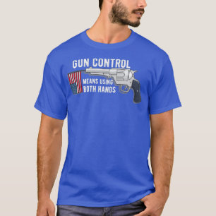 Pro Gun Högers America Gun Control 2:a ändring T Shirt