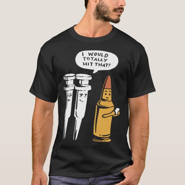 Pro Gun I för AR 15, andra ändringen T Shirt (Framsida)