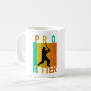 PRO HITTER BATSMAN CRICKET PLAYER- CRICKET ÄLSKARE KAFFEMUGG