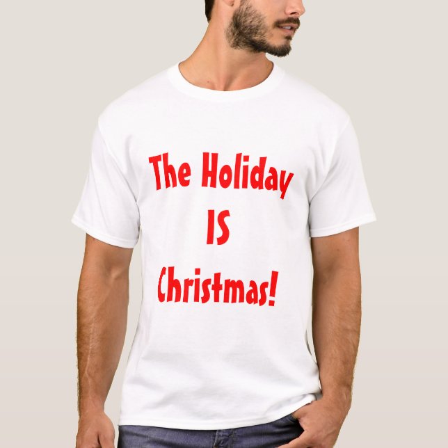 PRO julen/helgdag ÄR jul! Tee Shirt (Framsida)