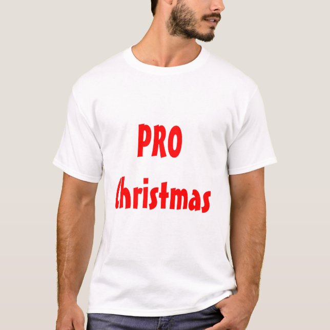 PRO julskjortor! Tee Shirt (Framsida)