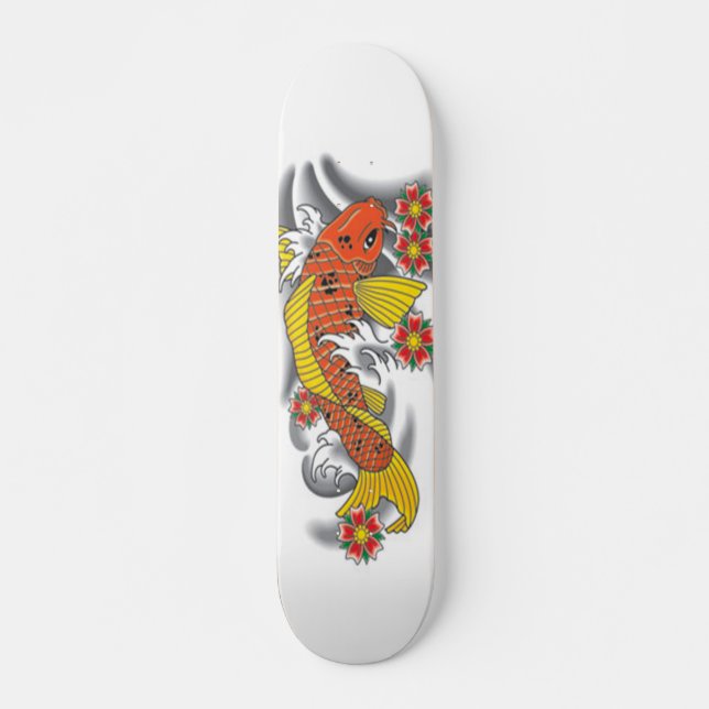 Pro Koi fiskSkateboard Mini Skateboard Bräda 18,5 Cm (Framsida)