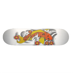 Pro Koi fiskSkateboard Mini Skateboard Bräda 18,5 Cm