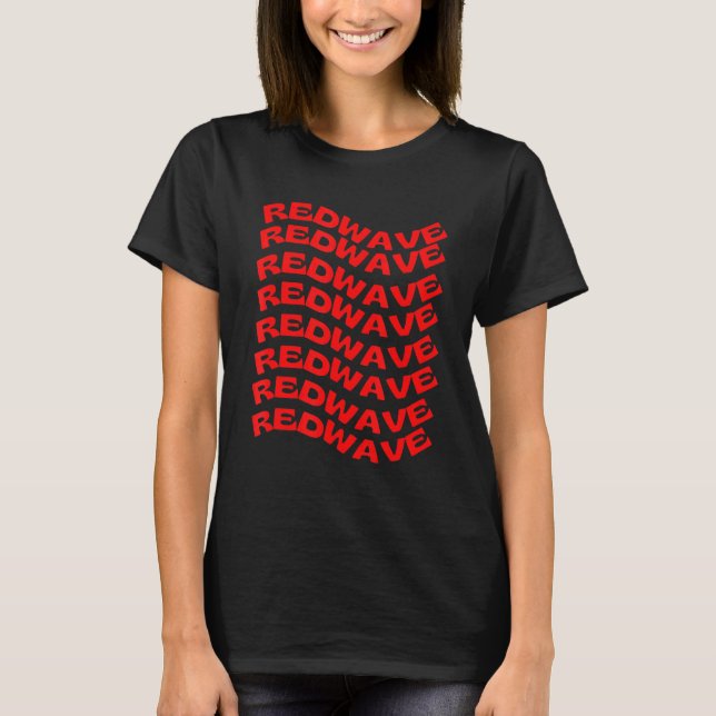 Pro Konservativ Red Wave Pro Republican Val T Shirt (Framsida)