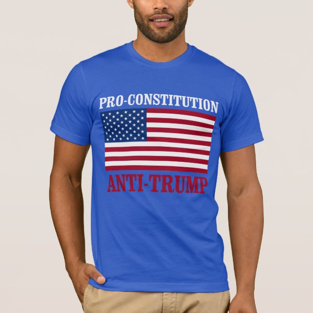 Pro-Konstitution Anti-Trumf - Anti-Trumf -- Tee Shirt (Framsida)
