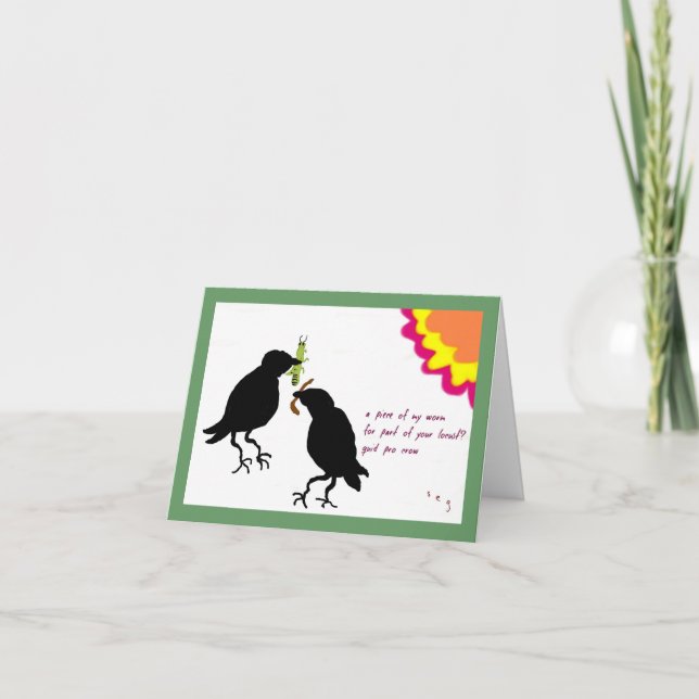 Pro kråkakort för pund kort (Framsida)