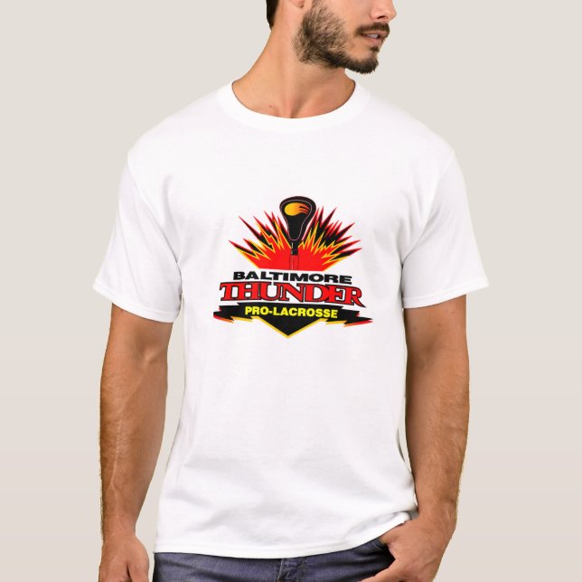 Pro Lacrosse för Baltimore åska T Shirt (Framsida)