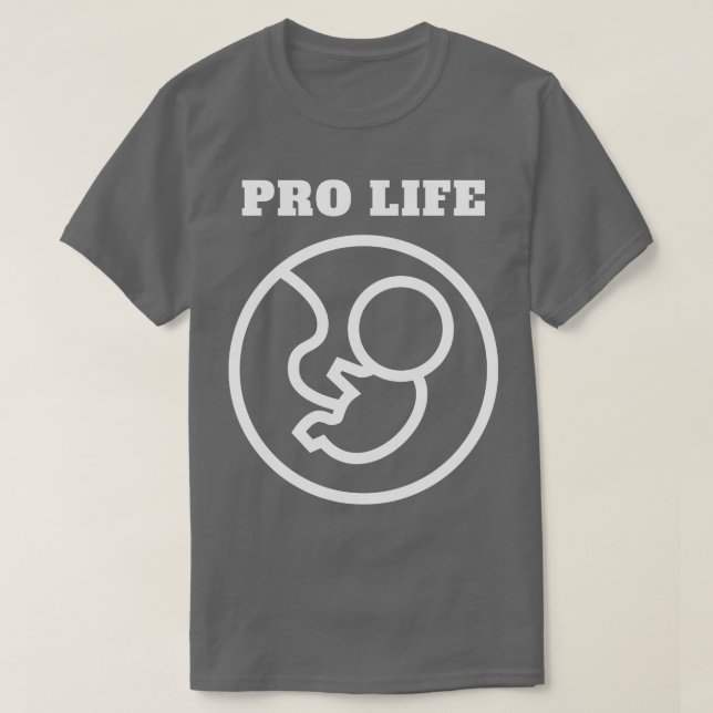 Pro Life 10 T Shirt (Design framsida)