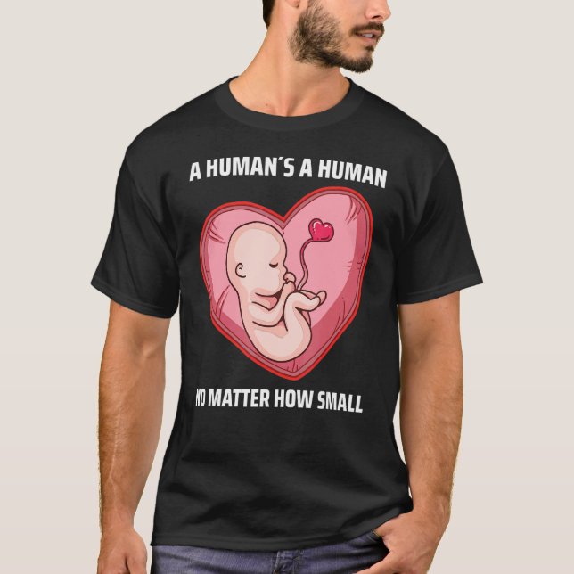 Pro Life Anti-abort Välj Life 5 T Shirt (Framsida)