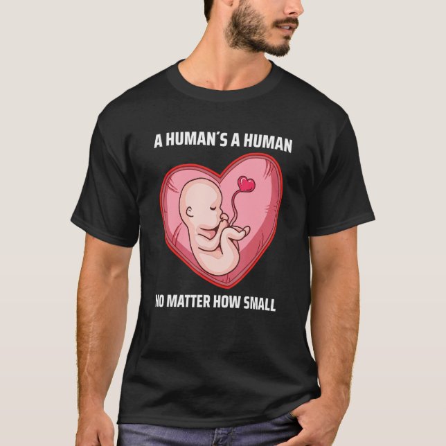 Pro Life Anti-abort Välj Life 5 T Shirt (Framsida)