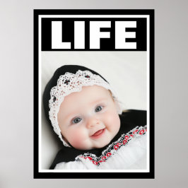 Pro-Life Bebis Vacker Polsk Babyflicka Poster
