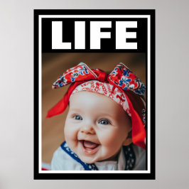 Pro-Life Bebis Vacker Polsk Babyflicka Poster