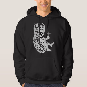Pro Life Bevackert Gift Christian Abolish Abortion Hoodie