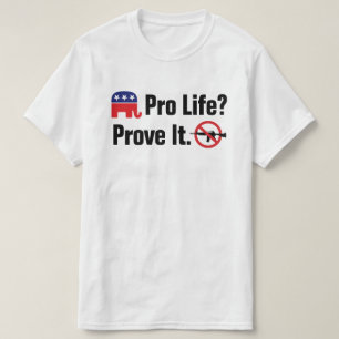 Pro Life? Bevisa det - Förbjud angreppsvapen T Shirt