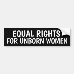 PRO LIFE BUMPER STICKARE, LIKADALA HÖGER BILDEKAL