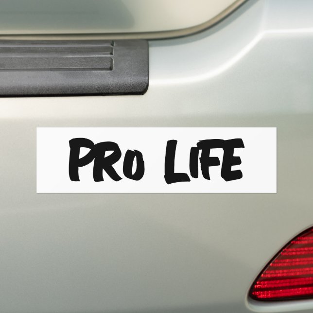 PRO LIFE BUMPER STICKER BILDEKAL (På Bil)