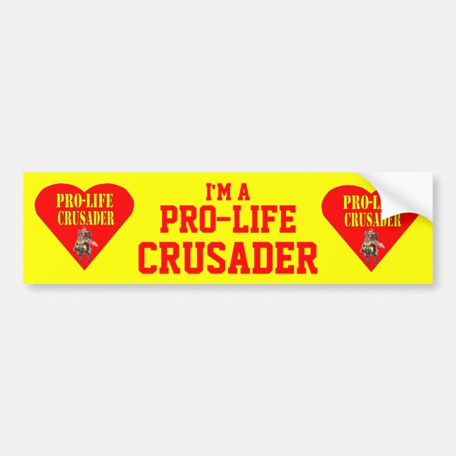 PRO LIFE CRUSADER BILDEKAL (Framsidan)