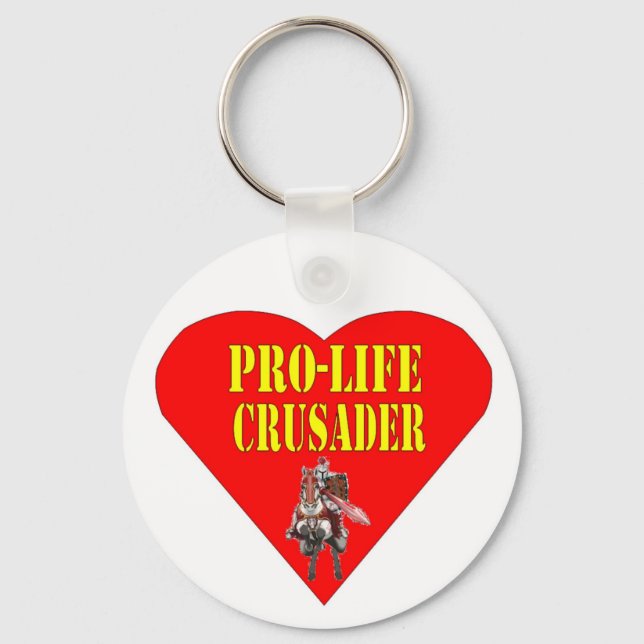 PRO LIFE CRUSADER NYCKELRING (Framsida)