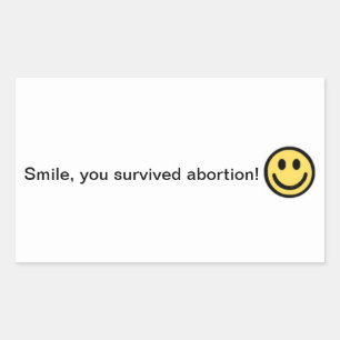 Pro-Life-fästare Rektangulärt Klistermärke