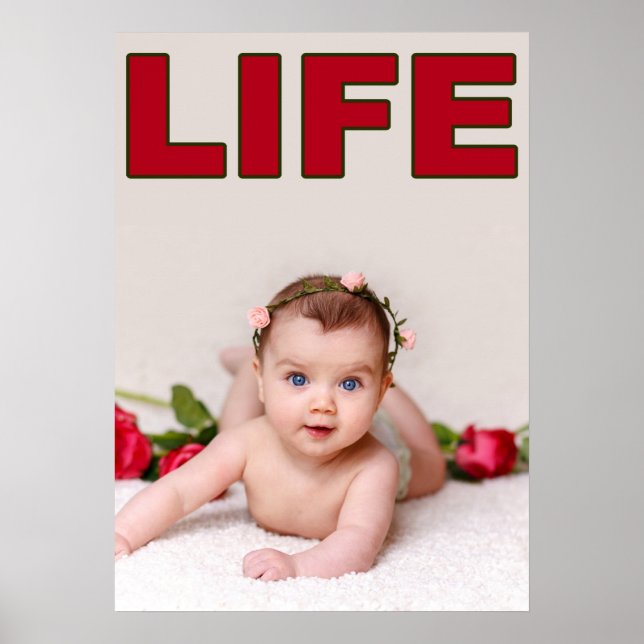 PRO-LIFE FLICKA INFANT RO POSTER (Framsidan)