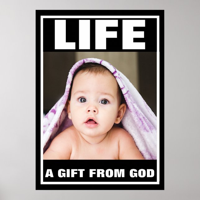 PRO-LIFE FLICKA MED BLANKET POSTER (Framsidan)