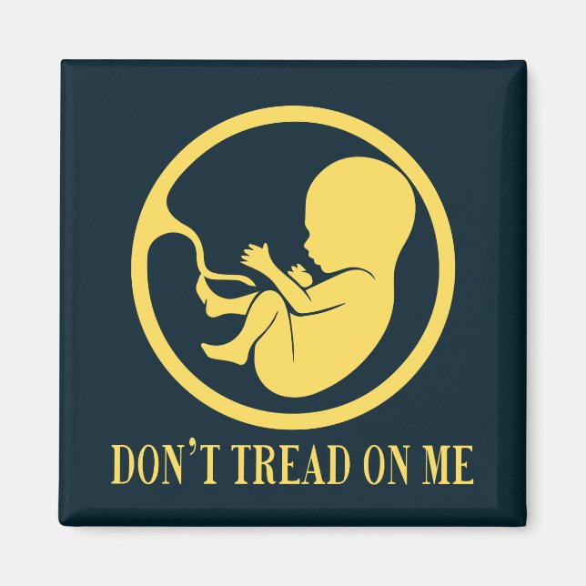 Pro Life Katolsk Magnet – Trampa Inte (Framsidan)