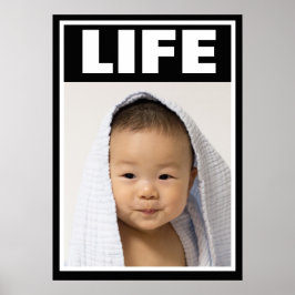 PRO-LIFE LYCKLIG ASIAN BABY INFANT LIFE POSTER