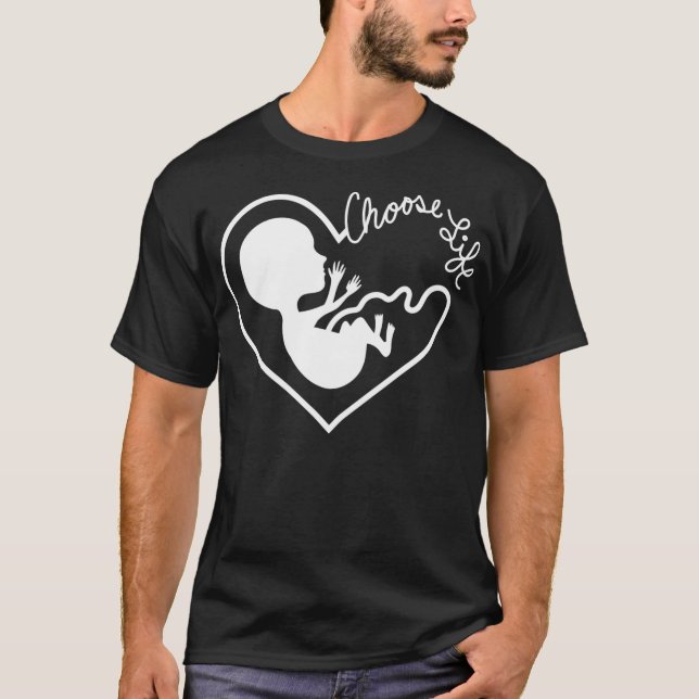 Pro Life Movement Konservativ Anti-Abortion T Shirt (Framsida)