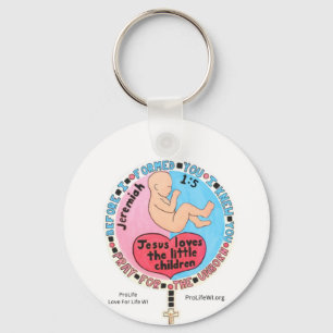 Pro-life-nyckelkedja Nyckelring