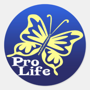 Pro Life Runt Klistermärke