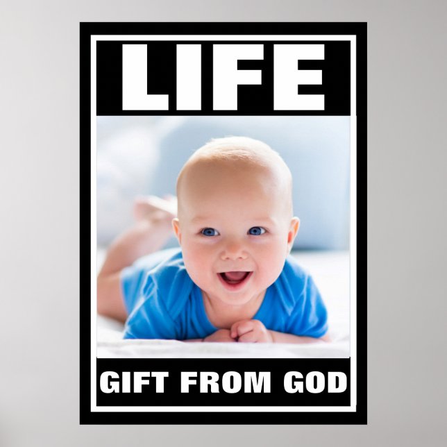PRO-LIFE SMILING BABY BOY LIFE POSTER (Framsidan)